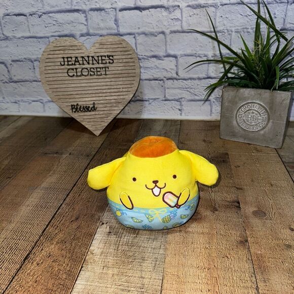 Squishmallow Sanrio Pompompurin 7" Plush - Picture 8 of 13